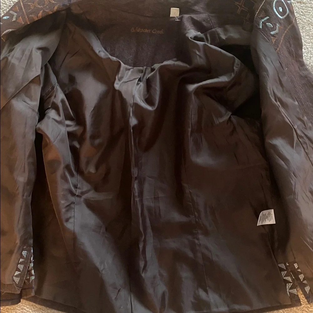 Coldwater Creek size 16 embellished jacket - Picture 9 of 12